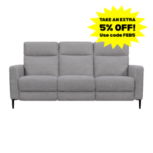 Pebble Power Sofa with Power Headrest