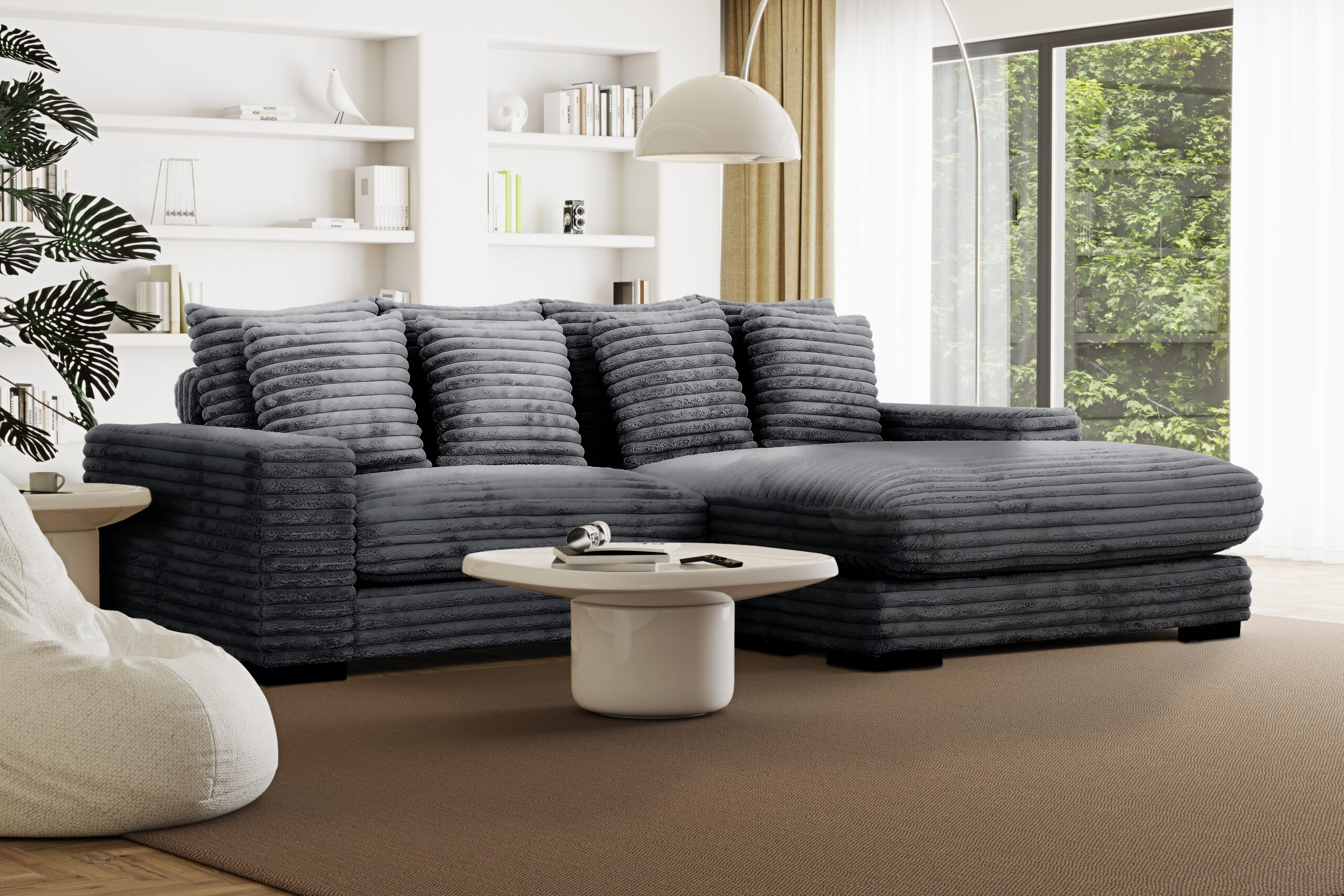 Cuddler Sectional with Reversible Chaise - Image 10