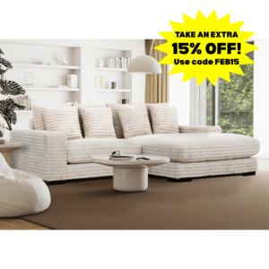 Cuddler Sectional with Reversible Chaise