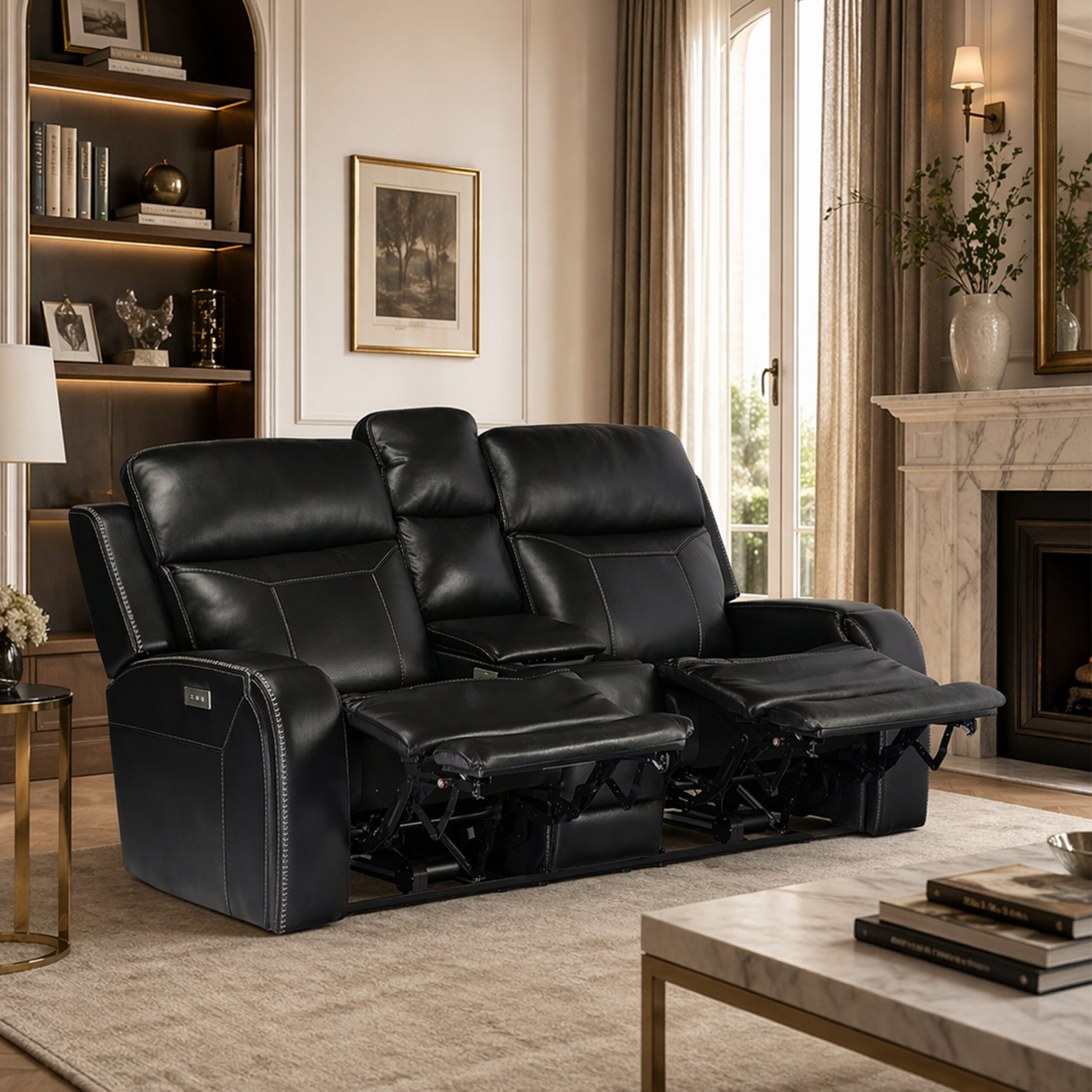 Home Theatre Reclining Loveseat