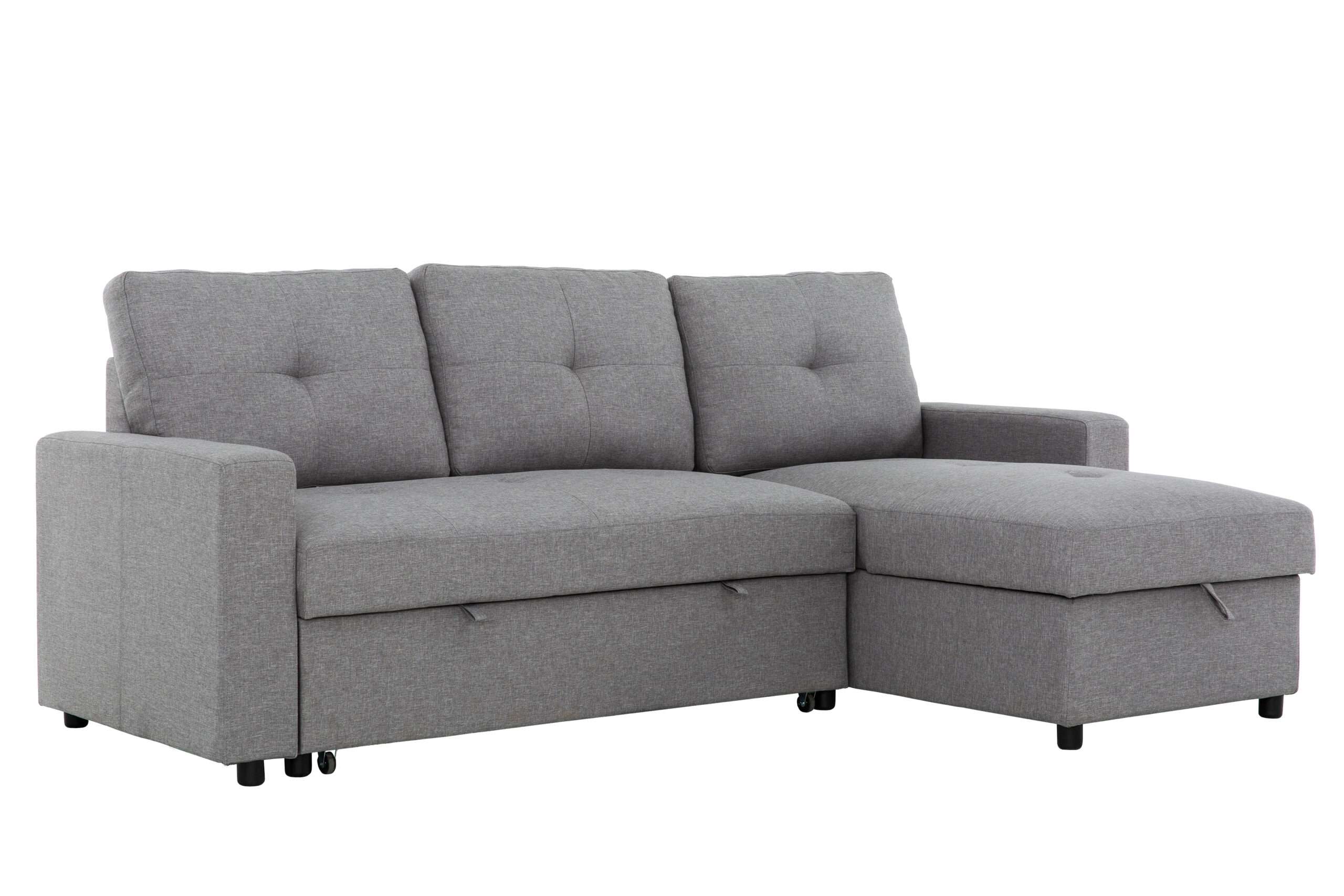 Dodd's Furniture & Mattress 14 Mason MediaSleeper Canvas Smoke Angle White scaled Dodd's Furniture & Mattress