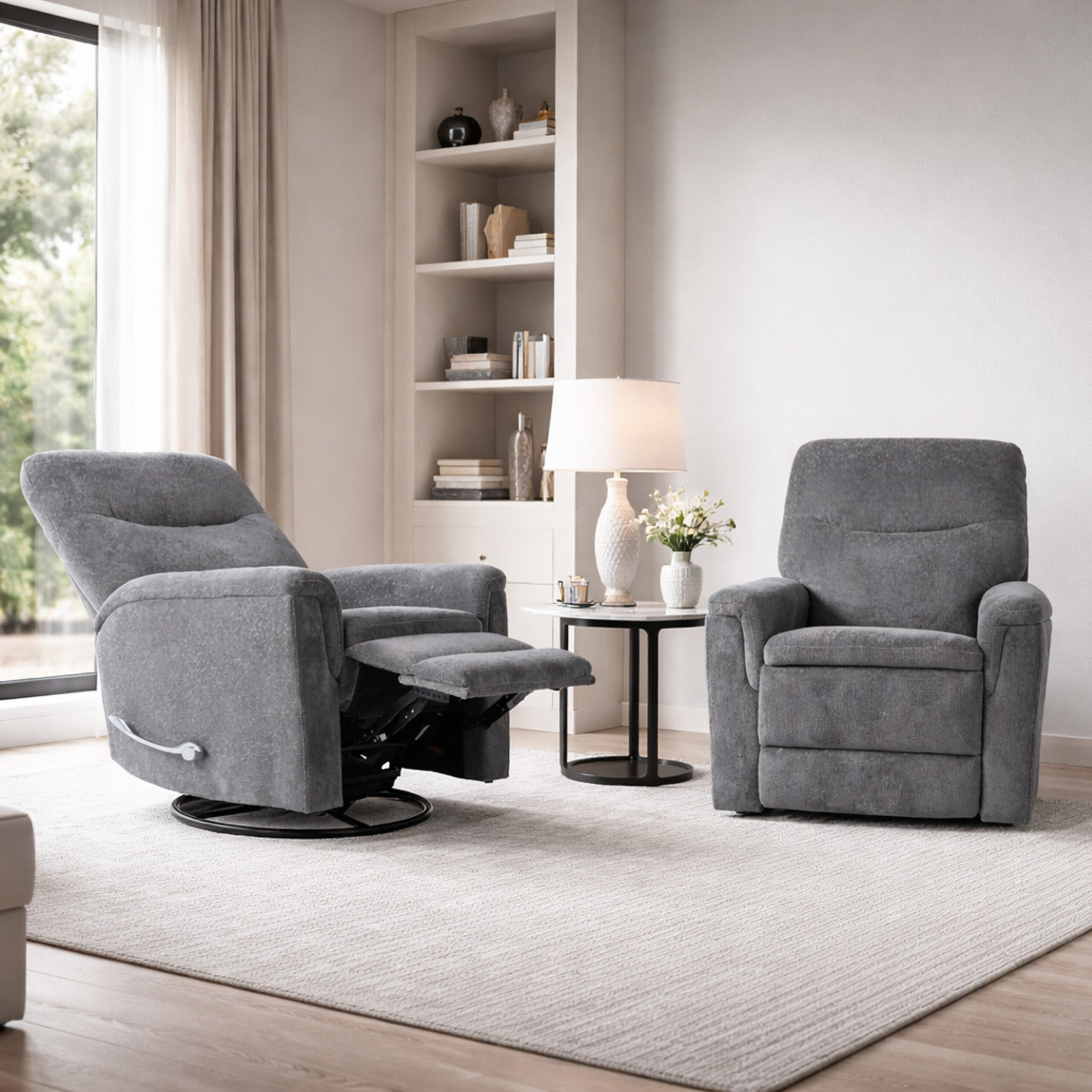 Dodd's Furniture & Mattress 48 Cozy Swivel Glider Recliner