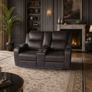 Hayes Power Reclining Loveseat with Console