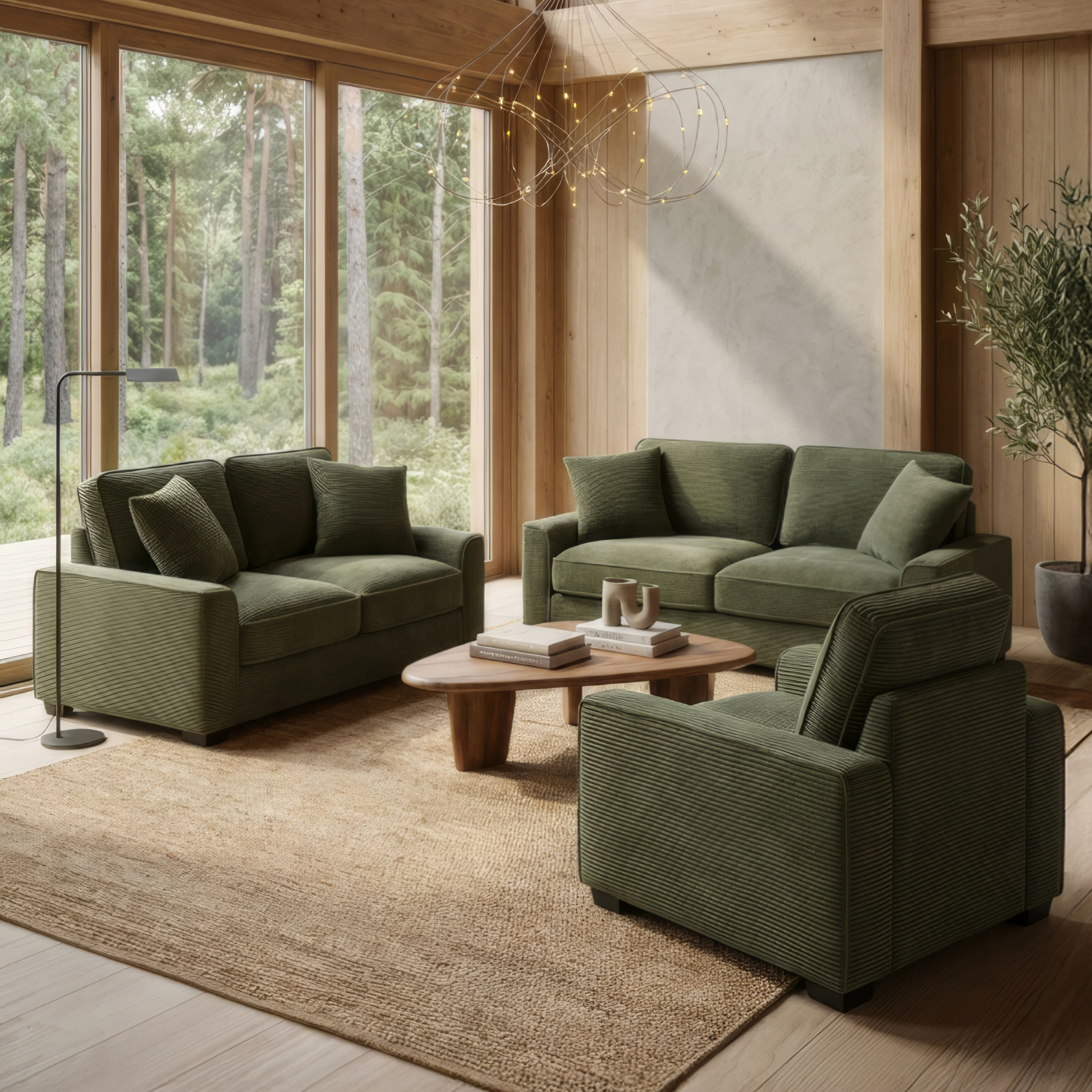 Harrow Sofa Lovet ChairOvil ForestGreen Square Lifestle Dodd's Furniture & Mattress