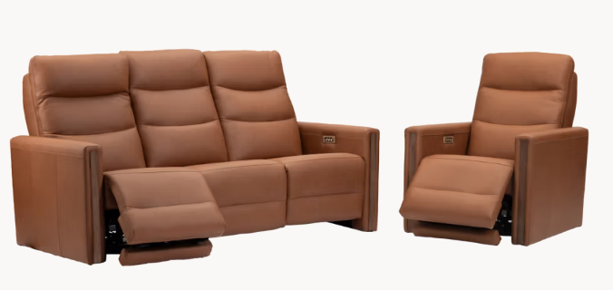 Fatima Leather Power Recliner | Made in Canada 3 Fatima Leather Power Recliner | Made in Canada - Image 3