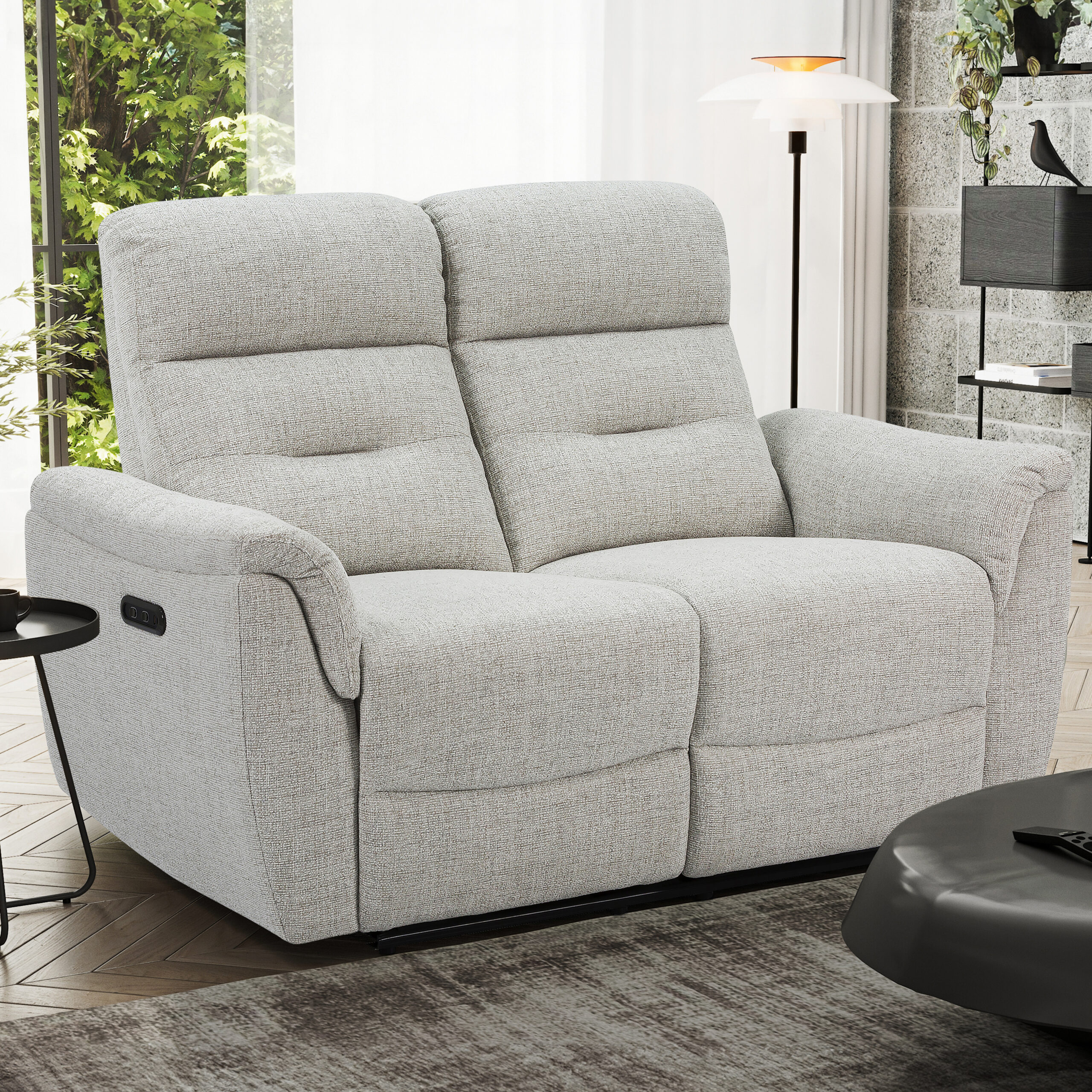 Rose Power Reclining Loveseat