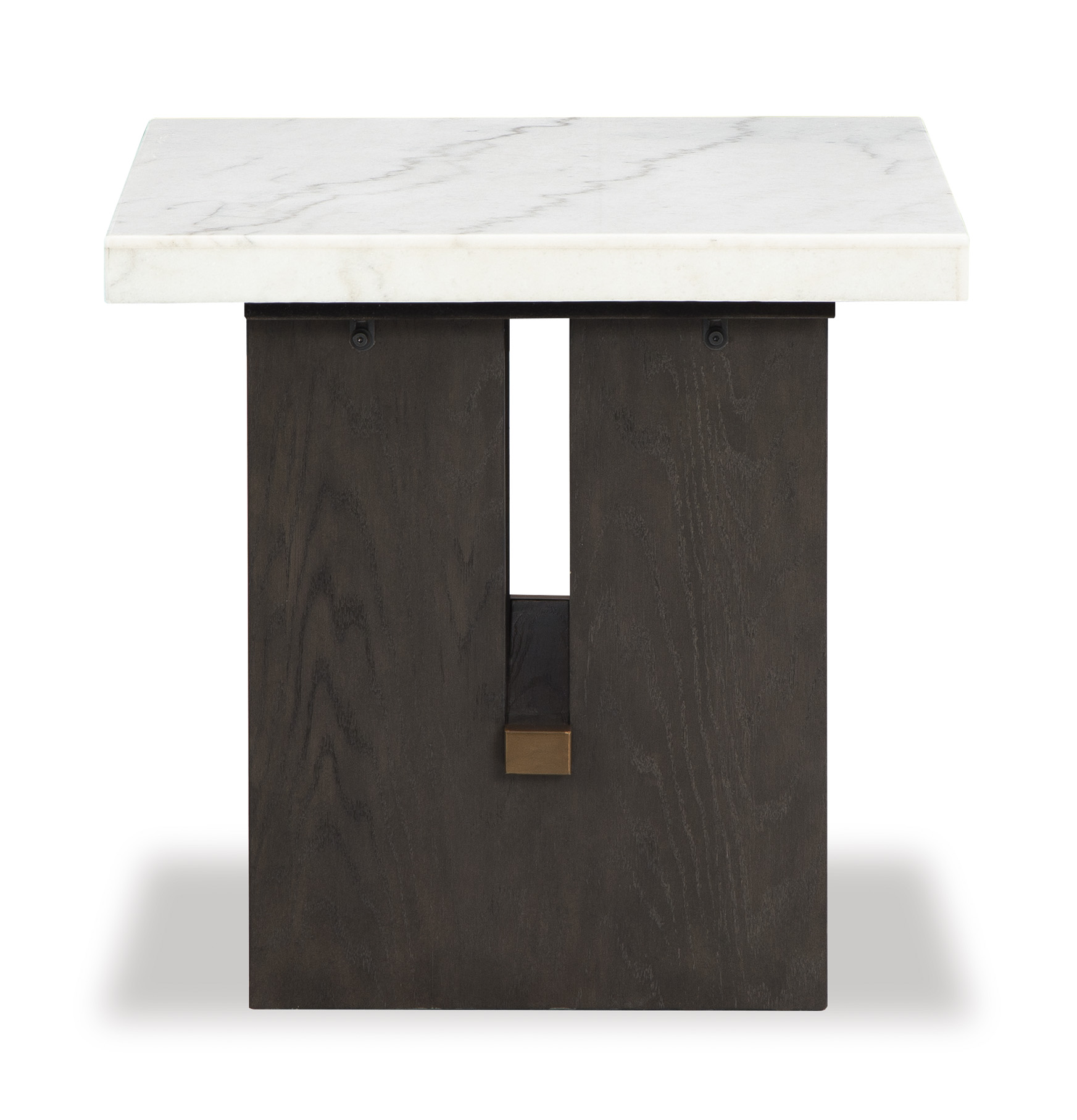 Burkaus Marble Top End Table 3 Burkaus Marble Top End Table - Image 3